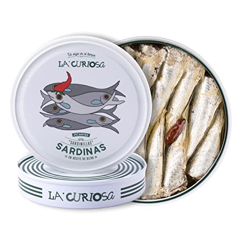 Pack de 2 latas de Sardinas Picantes en Aceite de Oliva