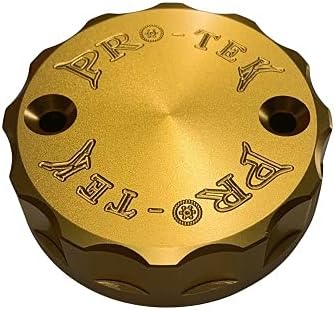 Pro-Tek Front Brake Fluid Reservoir Cap Made For Honda VFR750R VFR-750R RC30 1990 and RVF750R RVF-750R RC45 1994 (Replacement Bolt)