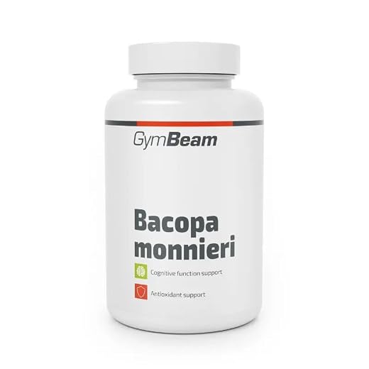GymBeam Bacopa Monnieri - Brahmi Extrakt, 150 mg Bacoside pro Portion, natürliches Nootropikum & Adaptogen, vegan, antioxidative Eigenschaften gegen oxidativen Stress, Bacopa Wasserhyssop Extrakt
