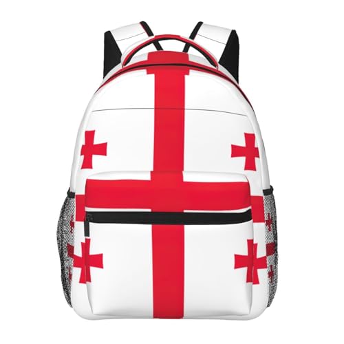 Sac à dos motif Géorgie OdDdot exprimez votre passion avec ce modèle en toile noire léger