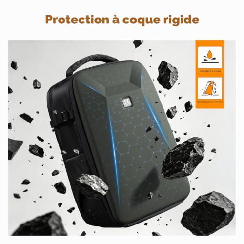 K&F CONCEPT Sac à Dos pour Appareil Photo – vue 5
