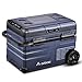 Produktbild AAOBOSI Kompressor Kühlbox 35L, Tragbar Kühlbox Auto mit APP, LED-Touch, APP-Steuerung, bis -20 °C Auto Kühlbox 12v 230v für Camping, LKW, Boot, Reisemobil, Dual Zone Unabhängige Kontrolle