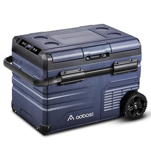AAOBOSI Kompressor Kühlbox 35L, Tragbar Kühlbox Auto mit APP, LED-Touch,...