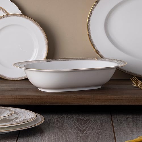 Noritake Haku Oval Serving Bowl, 24 oz. by Noritake - Image 2