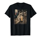 Raccoon Iced Coffee Japanese Street Vending Machine T-Shirt