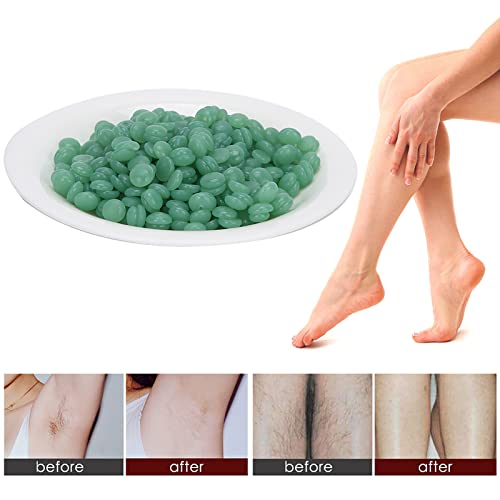 Gentle Hair Removal Waxing Kit Wax Warmer NonIrritating Hair Removal Wax Bean for Face Leg Armpit fo