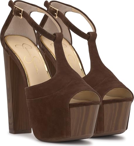 Image of Jessica Simpson Womens Dany 3 Floral Heeled Platform Sandals