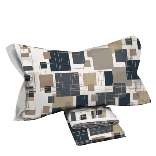 IL BOTTEGONE Completo Lenzuola Una piazza e mezza Flanella Felpate 100% Cotone - Set Lenzuolo sopra + sotto con Angoli + Federa (Foto 01)