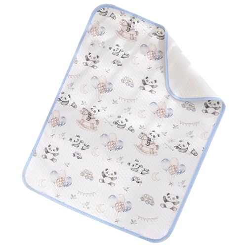 Forro para cambiador, lavable, impermeable, suave, grande, transpirable, funda para cambiador, para niños, hogar, alimentación nocturna, guardería, ropa de cama
