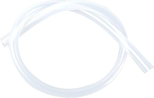 Miniatura 6 de LOZOME Tubo de silicona transparente de 532 pulgadas (0.157 in) de diámetro interior x 14 pulgadas de diámetro exterior de 25 pies, tubo de manguera