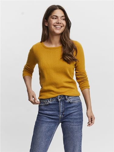 VERO MODA VMCARE Structure LS O-Neck BLOU GA NOOS – Ansicht 3