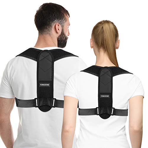 Posture Corrector Back Support Brace for Men and Women, Posture Brace Correction Shoulder Support, Adjustable Back Straightener and Providing Pain Relief from Neck, Back and Shoulder 2020 Upgraded