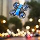 XUBX Kinder Mini-Drohne (für Anfänger und Erwachsene), Indoor Outdoor RC Spielzeug Quadcopter (für Jungen und Mädchen) Schwerkraftsteuerung, Ein-Knopf-Start, Bestes Geschenk für Kleinkinder,（Blau）