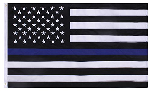 Rothco Deluxe Thin Blue Line Flag (5' x 8')