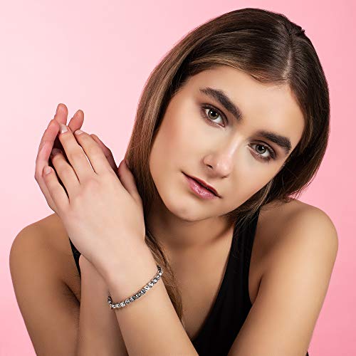 namana Stylish Stainless Steel Tennis Bracelets for Women, Womens Tennis Bracelet in Stainless Steel, in Gold Plated or Rose Gold Plated Steel3