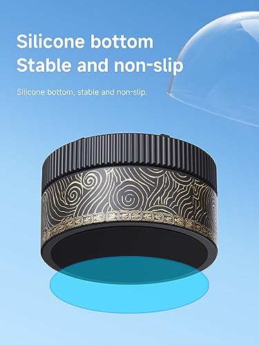 Hagibis Game Storage Case for Nintendo Switch, PS Vita, Rotating Game Card Case with 10 Card Slots, Magnetic Draw Card Portable Switch Game Cartridge Holder (Black)