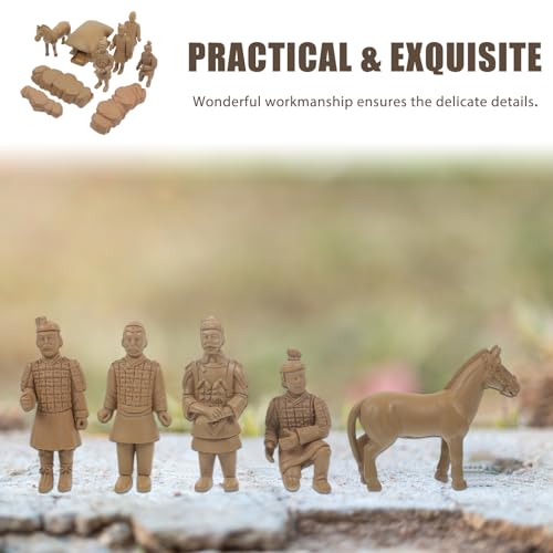 Luozzy VC17520025 Terracotta Warriors Figurine Mini Resin Terracotta Soldier Shaped Statue Sculpture Deskto Decorations thumb #4