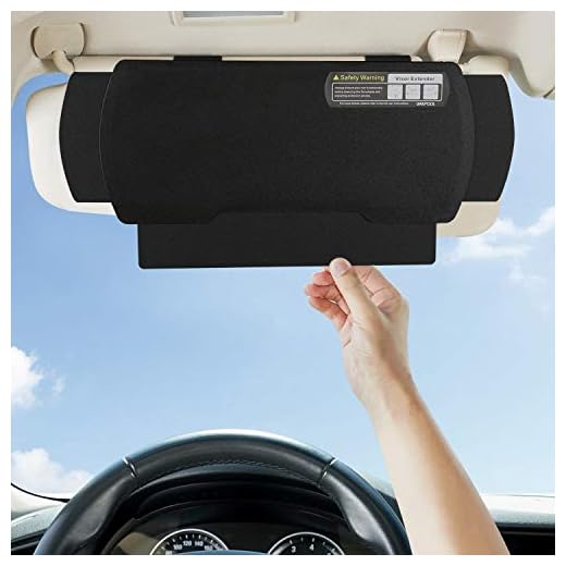 WANPOOL Car Visor Sunshade Extender, Window Shade, Anti-Glare Sun Blocker for Driver or Front Seat Passenger,1 Piece