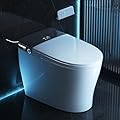 DeerValley Smart Toilet with Bidet Built in One Piece Bidet Toilet with Auto Open/Close Bubble Wash Water Filter Foam Shield Pump Assisted Heated Seat Dryer Deodorizing Child Mode ADA Comfort Height