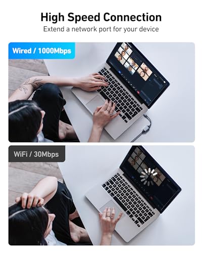 Acer USB C to Ethernet Adapter, Plug and Play RJ45 to Type C Network Dongle - image 3