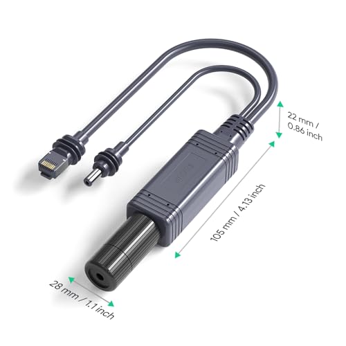 Miniatura 5 de Survadv Starlink Mini Splitter - Cable Ethernet Starlink Impermeable Ip68 Con Adaptador Starlink Rj45 Y Divisor Adaptador Cc Para Mini Plato Starlink, Ideal Para Uso En Interiores Y Exteriores