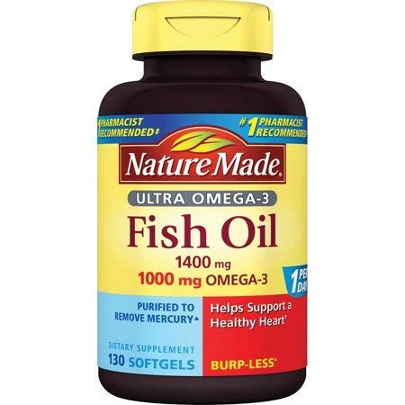 Nature Made 1400mg Ultra Omega-3 Fish Oil Softgels