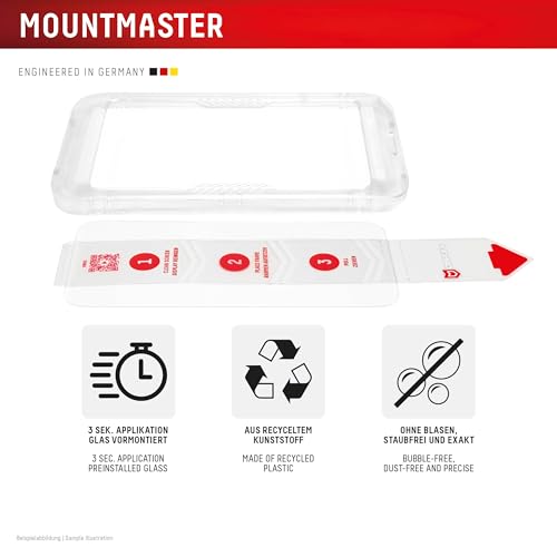 Écran invisible de côté : Displex Privacy Glass iPhone 16e MountMaster - 4