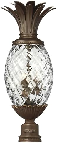 Hinkley Plantation Three Light Outdoor Medium Post Top/Pier Mount, Copper Bronze