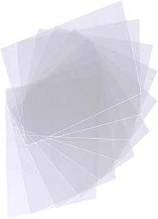 COHEALI 10pcs Transparent Pet Film Sheets for Box Packaging Clear Plastic for Crafts and Packaging Materials