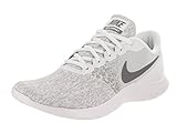 Nike Women's Flex Contact Running Shoe White/Cool Grey-Metallic Silver