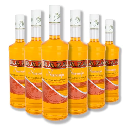 Pack de 6 Botellas de 1L de Licor de Crema de Anís con Naranja 25º