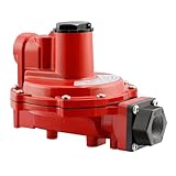 Watflow LP-Gas Equipment with One Stage Propane Regulator, 8-12 psig Spring, 3/4" x 3/4" NPT,Back Mount