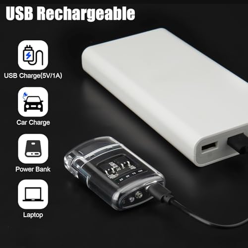 Image of Gadget Deals- Cigarette lighters for Men | Lighter Cigarette | Electric Lighter Rechargeable - Type c Rechargeable- Windproof FlamelessLighter