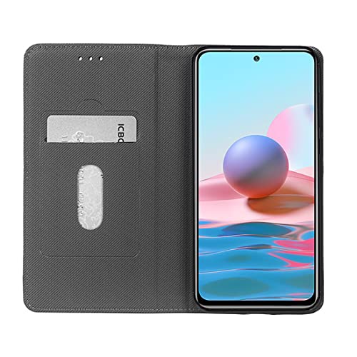 Housse Portefeuille Xiaomi Redmi Note 10 4G / 10S Simili cuir Support pliable 2 emplacements cartes - vue 6