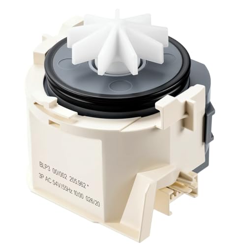 00631200 631200 Dishwasher Drain Pump Replacement for Bosch 300 500 800 Series Upgraded 9 Blade Impeller Motor Replaces 00631200 631200 AP5972147 PS11704799 Drainage Pump for Dishwashers