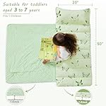 Toddler Nap Mat with Pillow and Blanket, Extra Large Rolled Napping Mats,Slumber Bags for Boys Girls,Kids Sleeping Bag for Daycare, Preschool Travel Camping - Image 4