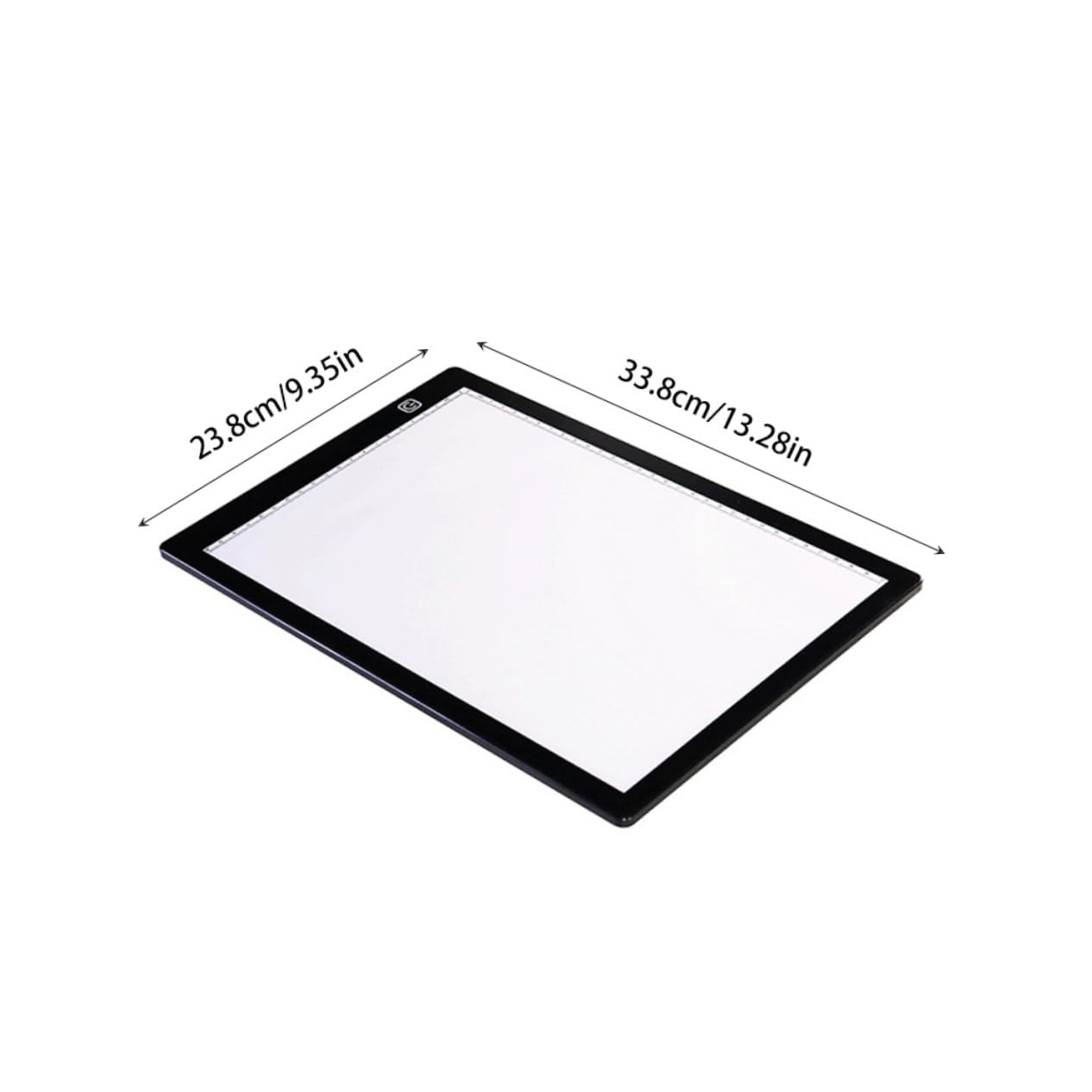 GARIOUANS Table Lumineuse de Traçage avec Aimants Magnétiques A4 en Acrylique Blanc et Règle Intégrée Support Papier pour Dessin Professionnel Léger