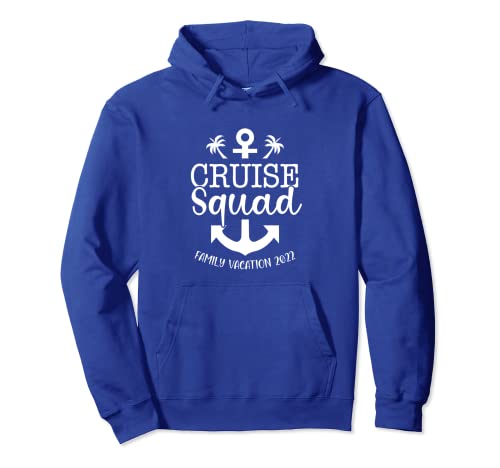 Grupo familiar de emparejamiento de Cruise Squad 2022 con ancla Sudadera con Capucha