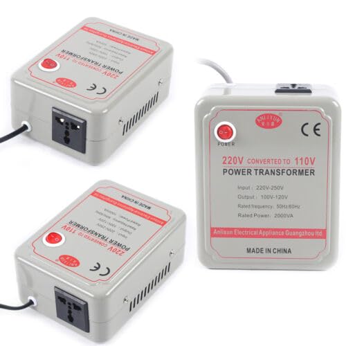 Transformador de tensión de 230 V a 110 V, convertidor DE,500 W, convertidor