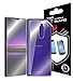 IPG for Sony Xperia 1 Full Body Protector Invisible Touch Screen Sensitive Ultra HD Clear Film Anti Scratch Skin Guard - Smooth/Self-Healing/Bubble -Free Screen & Back