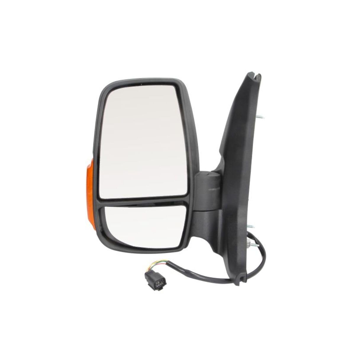 BLIC 5402-03-2001307P Espejo retrovisor térmico espejo completo brazo corto de espejo convexo izquierda Compatible con FORD Transit Mk7 Furgoneta V363, FCD, FDD Transit Mk6 Furgoneta V347, V348, FA