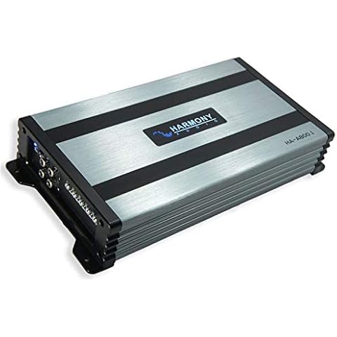 Harmony Audio HA-A800.1 Car Stereo Class D Amp Mono 1600 Watt Subwoofer Amplifier - 1 Ohm Stable - Includes Bass Remote Cover