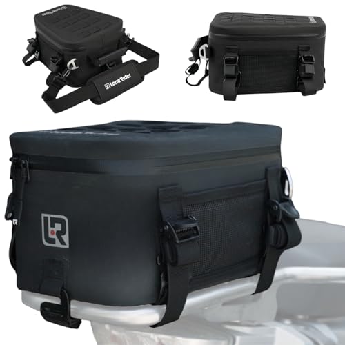 Alforja trasera para motocicleta 8 L - Bolsa impermeable semirrígida para equipaje miniatura 1