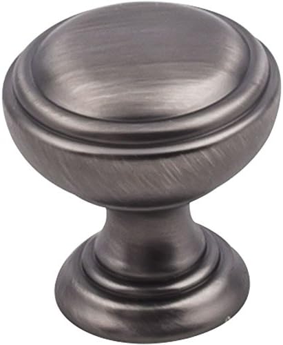Jeffrey Alexander 658BNBDL Tiffany Collection Knob, Brushed Pewter