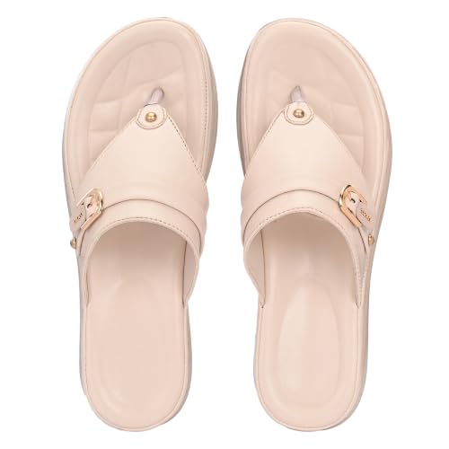 Image of Moshun Women's Thong Sandals /Flip-Flops | Bounce Back Technology with Arch Support | Women Footwear for Office| Doctor Sandal | Orthopaedic Sandal for Office, Travel & Outdoor