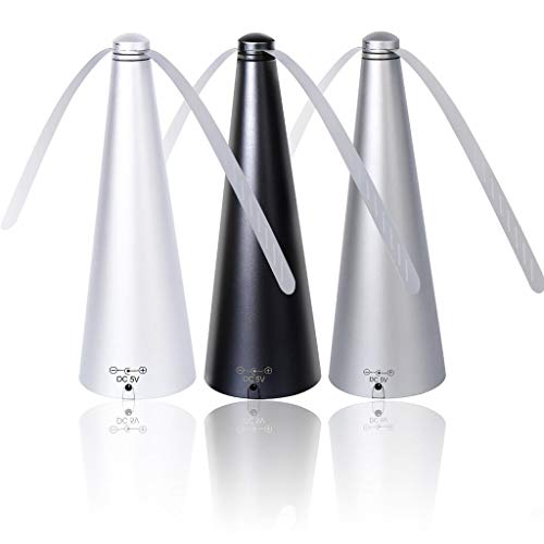 Ventilateurs Anti-Mouches Lot de 3 Électrique Répulsif à Pales Multi-Insectes sans Produits Chimiques Ventilateur Anti Moustique D'intérieur ou D'extérieur pour Restaurants Terrasses Camping Jardin Cover