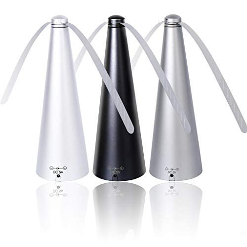 Ventilateurs Anti-Mouches Lot de 3 Électrique Répulsif à Pales Multi-Insectes sans Produits Chimiques Ventilateur Anti Moustique D'intérieur ou D'extérieur pour Restaurants Terrasses Camping Jardin