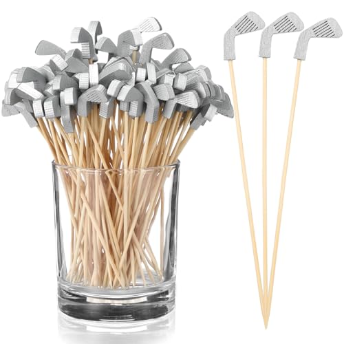 Nitial 200 Pcs 5.12 Inch Golf Club Cocktail Picks Toothpicks