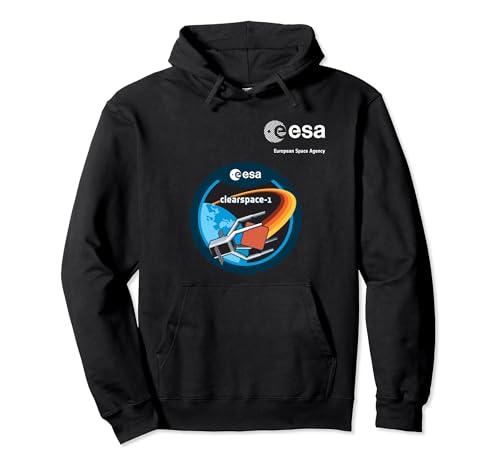 ESA European Space Agency Misión Clearspace Patch Sudadera con Capucha
