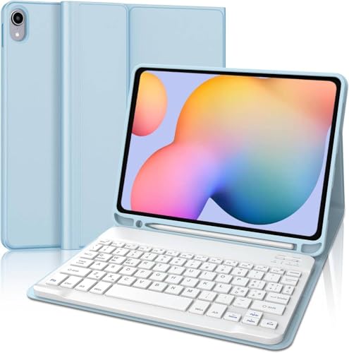 WINCHKING Funda Teclado Compatible con Samsung Galaxy S6 Lite 10.4' 2022/2020, Funda con Teclado...